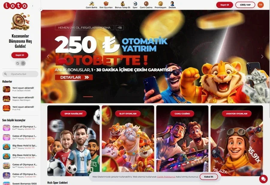 Lotobet ekran görüntüsü
